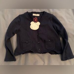 NWT Losan navy blue cardigan, 24 months/2T. British brand. 10/10 condition.